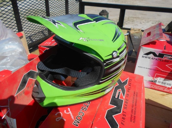 (7222)  Youth Medium Green AFX Helmet