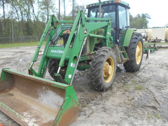 (6438)  John Deere 7400 Tractor with 740 Loader