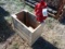 (9709)  Wooden Box with Corn Sheller