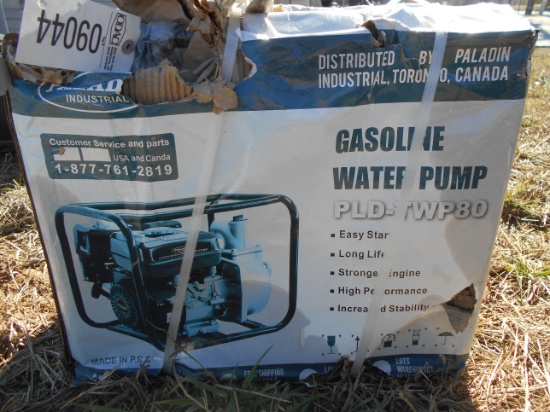(9044)  Paladin Gasoline Water Pump, Unused