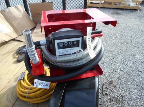 (9057)  Electric Gas Pump with Meter