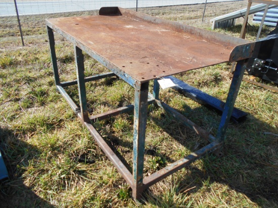 (9236)  Steel Shop Table/Work Bench