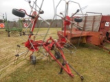(9269)  Massy Ferguson 1617 Four Basket Hay Tedder