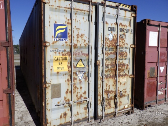 (1814) 40' High Cube Container Body (Gray)