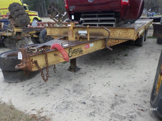 (1884) Evans 25'  Tilt Deck Trailer (w/Title)