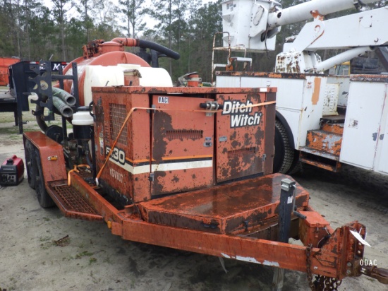 (2091) Ditch Witch FX30 Vac Trailer (w/Title)
