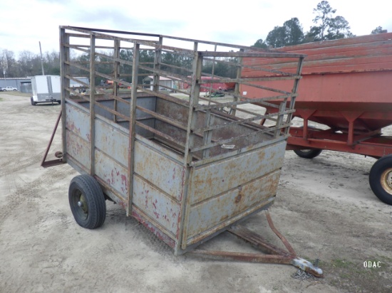 (2183) 5'x8' Stock Trailer (Shop Built)