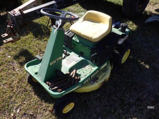 (2251) John Deere GX75 Lawn Mower 30" Deck