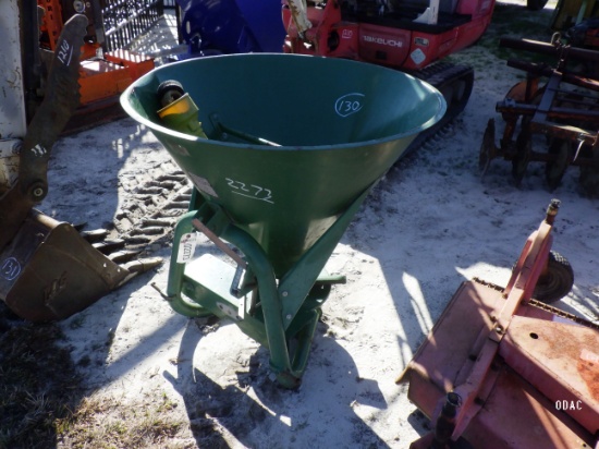 (2273) 500lb 3pt Spinner Spreader, 540 PTO