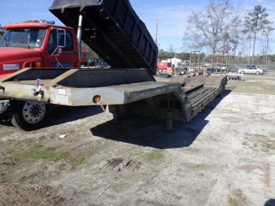 (2321) 1984 Evans 40' Lowboy Equipment Trailer