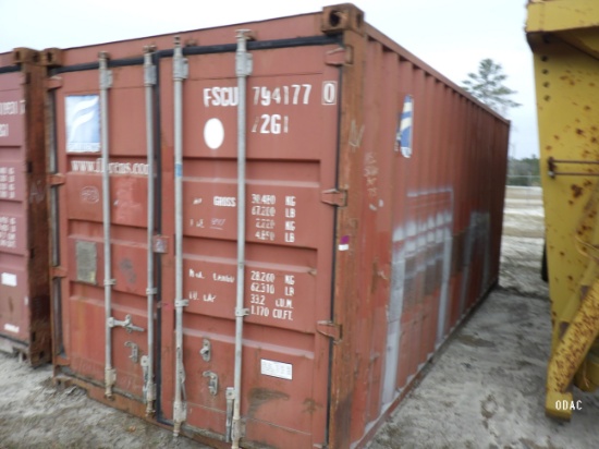 (841) 20' Shipping Container Body