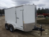 (2200) 2024 Cargo Craft 6x12 Enclosed Trailer wMSO