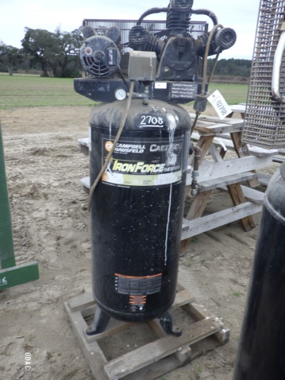 (2708) Iron Force 60 Gallon Air Compressor