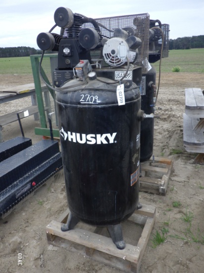 (2709) Husky 80 Gallon Air Compressor