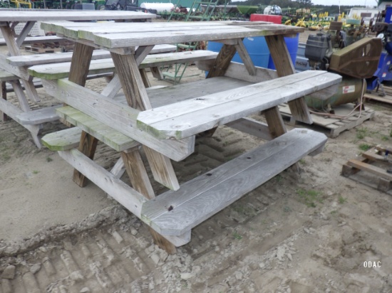 (2710) (2) Treated Pine Picnic Table (2x$)