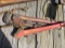 (4338) 2 Pipe Wrenches & Filter Wrench