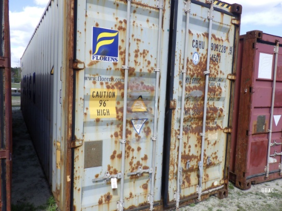 (1814) 40' High Cube Container Body (Gray)