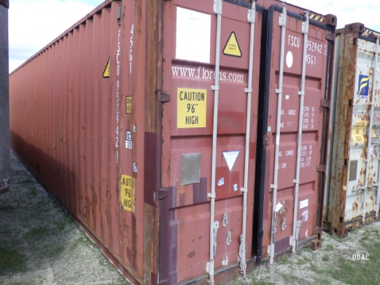 (1815) 40' High Cube Container Body (Red)