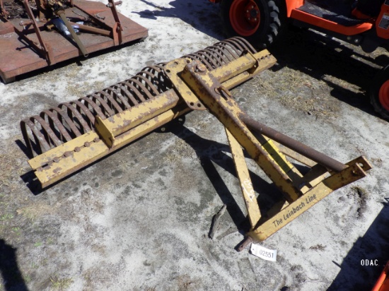 (2551) 5' Leinbach 3pt Land Scape Rake