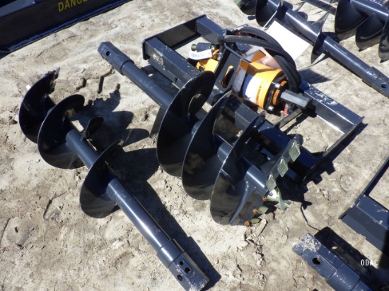 (2880) Wolverine Skid Steer Hydraulic Auger