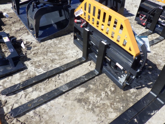 (2891) Wolverine 48" Hyd. Slide Pallet Forks