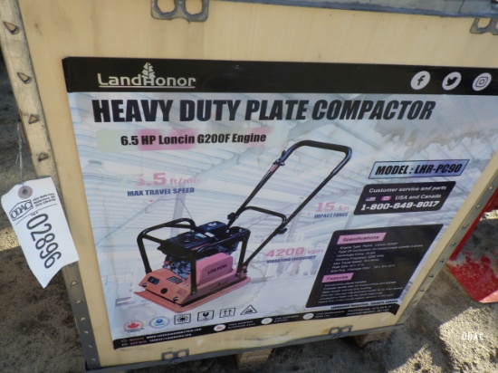 (2896) Land Honor Heavy Duty Plate Compactor