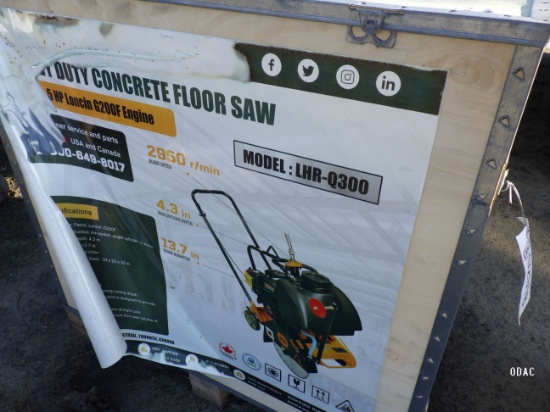 (2918) Land Honor Heavy Duty Concrete Floor Saw