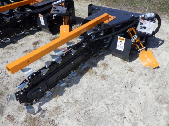 (2922) Wolverine 48" Skid Steer Trencher