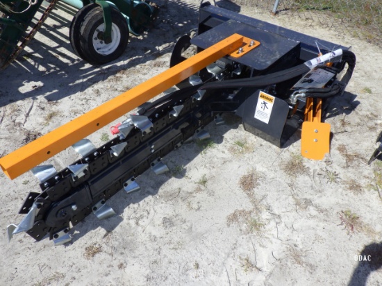 (2923) Wolverine 48" Skid Steer Trencher