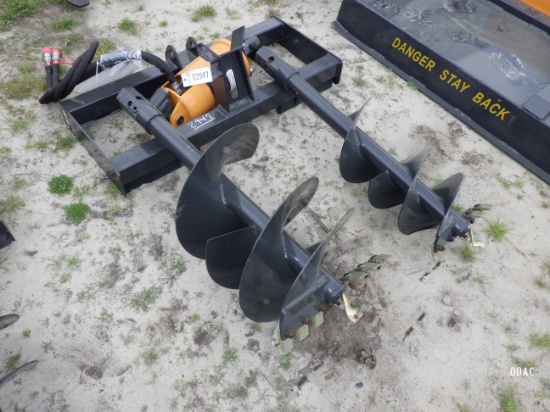 (2947) Wolverine Skid Steer Hydraulic Auger