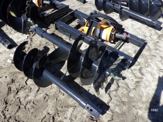 (2949) Wolverine Skid Steer Hydraulic Auger