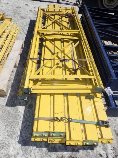 (2989) Yellow Pallet Shelving