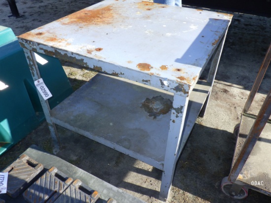 (2990) 3'x3' Steel Table