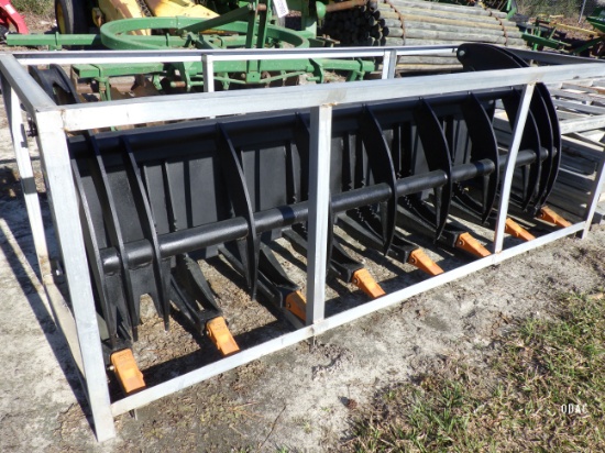 (4001) 78" Skid Steer Log Grapple (Unused)