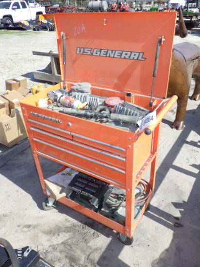 (4064) US General Tool Cabinet w/Content