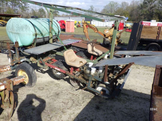 (4104) Holland 2 Row Transplanter on Dolly