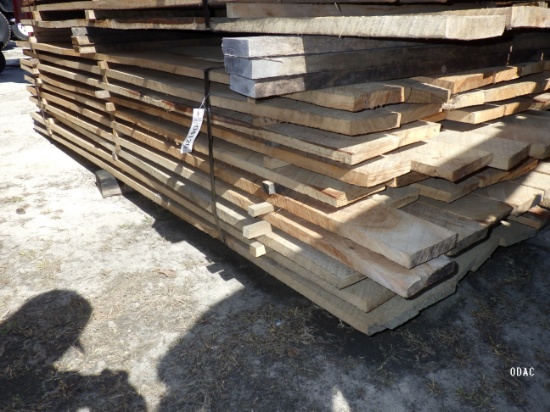 (4126) 1"x6"x10' Hardwood Ruff Cut Board Bundle