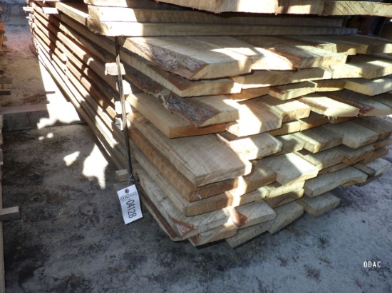 (4128) 1"x6"x10' Hardwood Ruff Cut Board Bundle