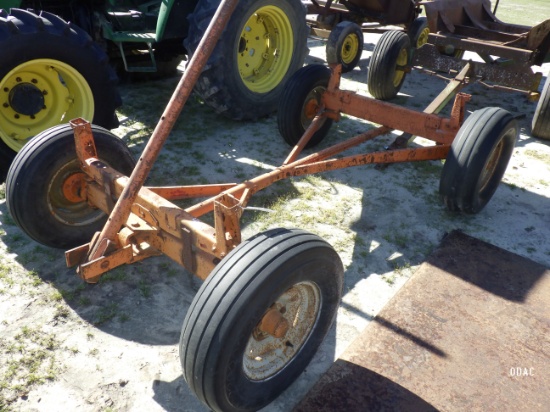 (4163) Orange Running Gear w/Implement Tires