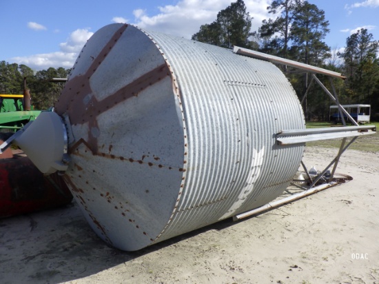 (4269) Brock Vertical Cone Bottom Grain Bin