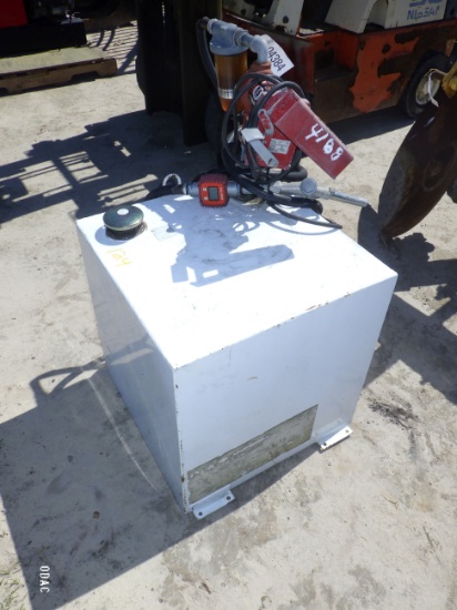 (4384) 50 Gallon Steel Fuel Tank