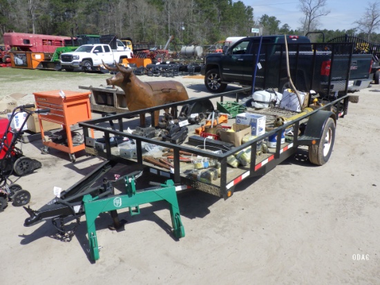 (4394) Down 2 Earth 7'x14' Trailer (No Title)