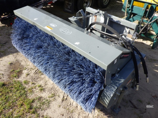 (4475) Worksaver 72" Skid Steer QA Hydraulic Boom