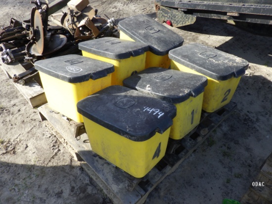 (4494) (6) JD Insecticide Hoppers (All1$)