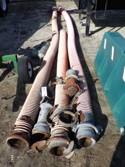 (4508) (3) 6" Suction Hoses/Pipes (All1$)