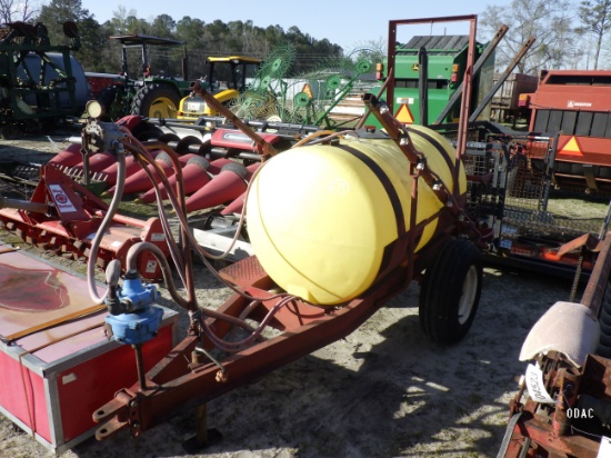 (4520) 300 Gallon Burroughs Pull Type Sprayer