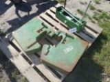 (2863) John Deere Front Weights w/Bracket (8x$)