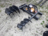 (2883) Wolverine Skid Steer Hydraulic Auger
