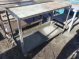 (2969) 2'x5' Steel Cart