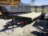 (2982) Clays 7x22 Equipment Trailer (MSO)